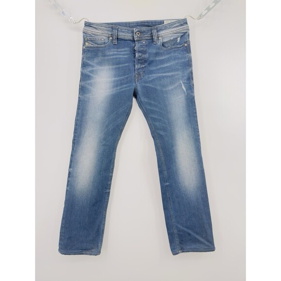 Diesel Men’s Safado Slim Straight Jeans Size 28 Grunge Y2K Classic Denim Retro - Picture 3 of 14